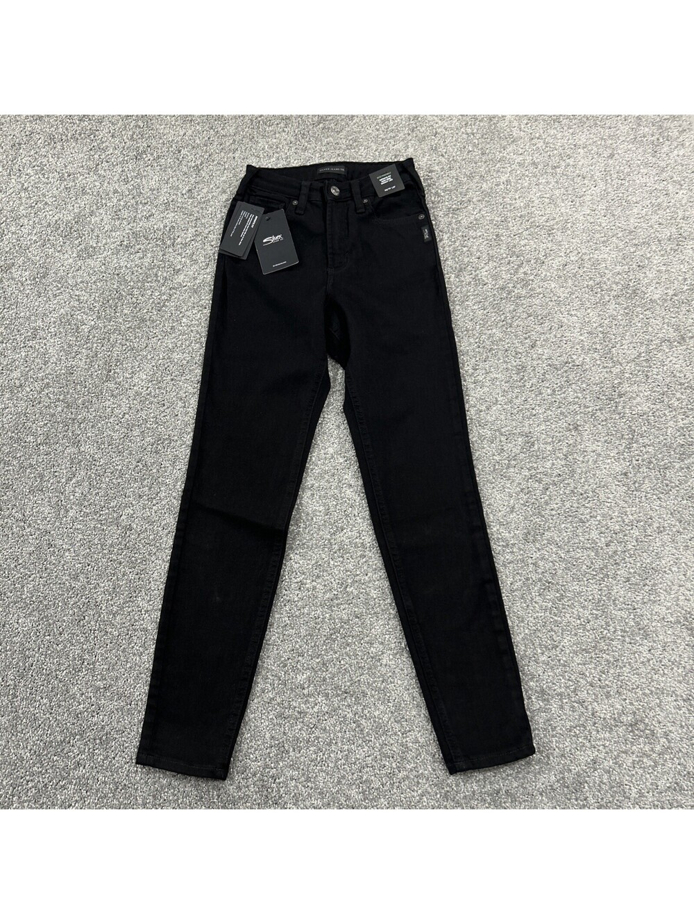 Silver Jeans Skinny Women’s XS Black New With Tag